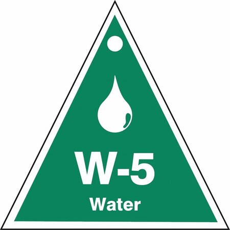 Accuform Energy Source ID Tag, No Header, Plastic, 2-1/2" Width, 2-1/2" Height, Write On Surface: No TDK905VPE