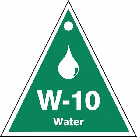 Accuform Energy Source ID Tag, No Header, Plastic, 2-1/2" Width, 2-1/2" Height, Write On Surface: No TDK910VPE