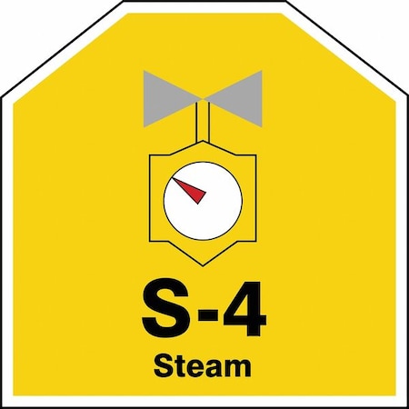 Accuform Energy Source ID Tag, No Header, vinyl, 2-1/2" Width, 2-1/2" Height, Write On Surface: No TDJ104XVE