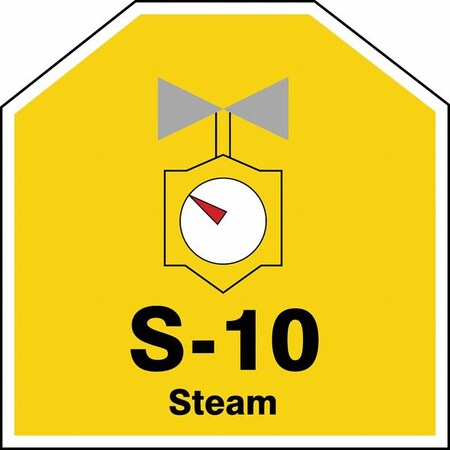 Accuform Energy Source ID Tag, No Header, vinyl, 2-1/2" Width, 2-1/2" Height, Write On Surface: No TDJ110XVE