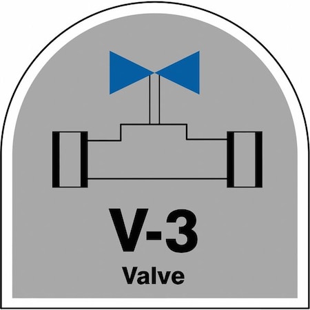Accuform Energy Source ID Tag, No Header, vinyl, 2-1/2" Width, 2-1/2" Height, Write On Surface: No TDJ203XVE