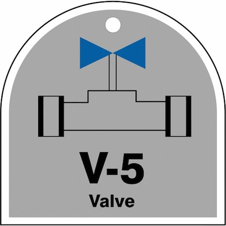 Accuform Energy Source ID Tag, No Header, Plastic, 2-1/2" Width, 2-1/2" Height, Write On Surface: No TDJ205VPE