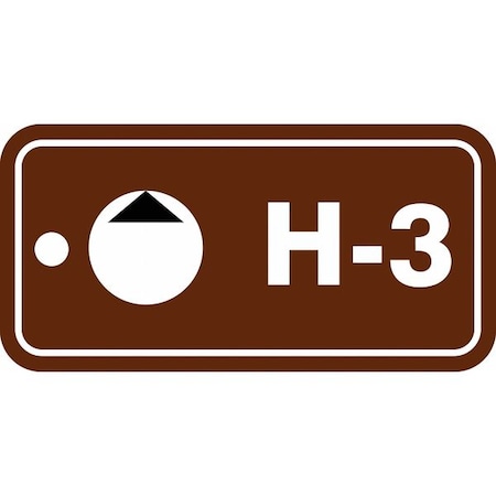 Accuform Energy Source ID Tag, No Header, Plastic, 3" Width, 1-1/2" Height, Write On Surface: No TDF503VPE