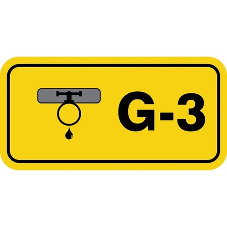 Accuform Energy Source ID Tag, No Header, vinyl, 3" Width, 1-1/2" Height, Write On Surface: No TDF403XVE
