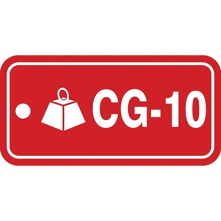 Accuform Energy Source ID Tag, No Header, Plastic, 3" Width, 1-1/2" Height, Write On Surface: No TDF110VPE