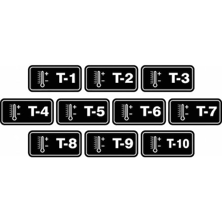 Accuform Energy Source ID Tag, No Header, vinyl, 3" Width, 1-1/2" Height, Write On Surface: No , 10 PK TDF820XVR