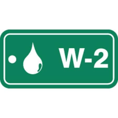 Accuform Energy Source ID Tag, No Header, Plastic, 3" Width, 1-1/2" Height, Write On Surface: No TDF902VPE