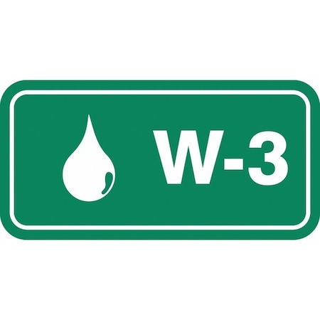 Accuform Energy Source ID Tag, No Header, vinyl, 3" Width, 1-1/2" Height, Write On Surface: No TDF903XVE