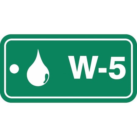 Accuform Energy Source ID Tag, No Header, Plastic, 3" Width, 1-1/2" Height, Write On Surface: No TDF905VPE