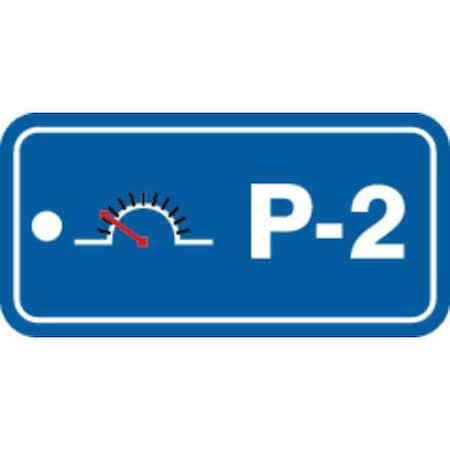 Accuform Energy Source ID Tag, No Header, Plastic, 3" Width, 1-1/2" Height, Write On Surface: No TDF702VPE