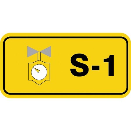 Accuform Energy Source ID Tag, No Header, vinyl, 3 in Width, 1 1/2 in Height, Write On Surface: No TDJ301XVE