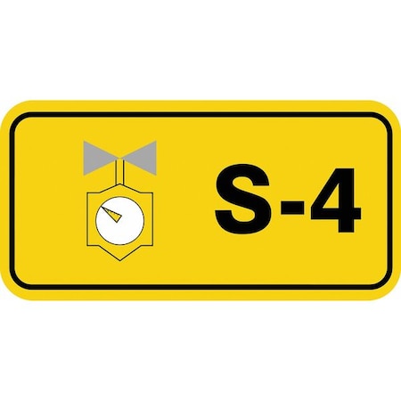 Accuform Energy Source ID Tag, No Header, vinyl, 3" Width, 1-1/2" Height, Write On Surface: No TDJ304XVE