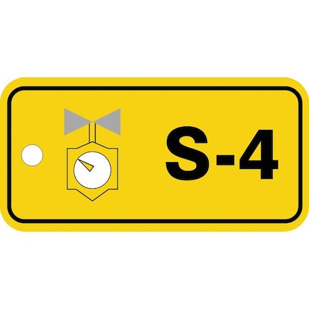 Accuform Energy Source ID Tag, No Header, Plastic, 3" Width, 1-1/2" Height, Write On Surface: No TDJ304VPE