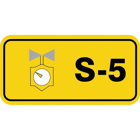 Accuform Energy Source ID Tag, No Header, vinyl, 3" Width, 1-1/2" Height, Write On Surface: No TDJ305XVE