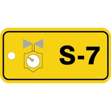Accuform Energy Source ID Tag, No Header, Plastic, 3" Width, 1-1/2" Height, Write On Surface: No TDJ307VPE