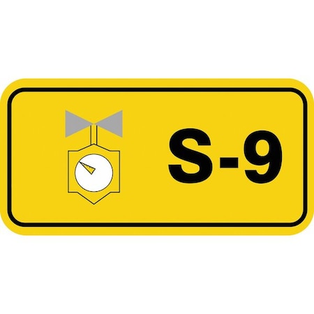 Accuform Energy Source ID Tag, No Header, vinyl, 3" Width, 1-1/2" Height, Write On Surface: No TDJ309XVE