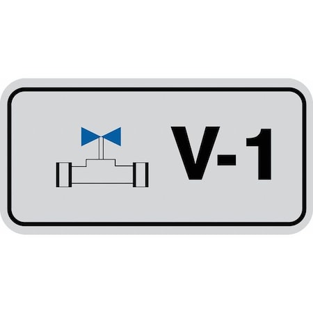 Accuform Energy Source ID Tag, No Header, vinyl, 3" Width, 1-1/2" Height, Write On Surface: No TDJ401XVE