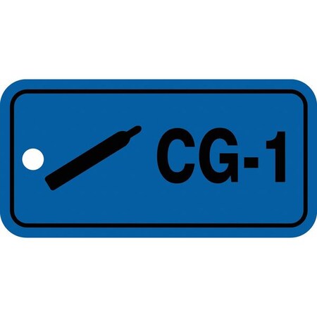 Accuform Energy Source ID Tag, No Header, Plastic, 3" Width, 1-1/2" Height, Write On Surface: No TDJ701VPE