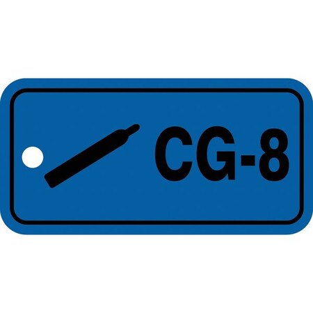Accuform Energy Source ID Tag, No Header, Plastic, 3" Width, 1-1/2" Height, Write On Surface: No TDJ708VPE