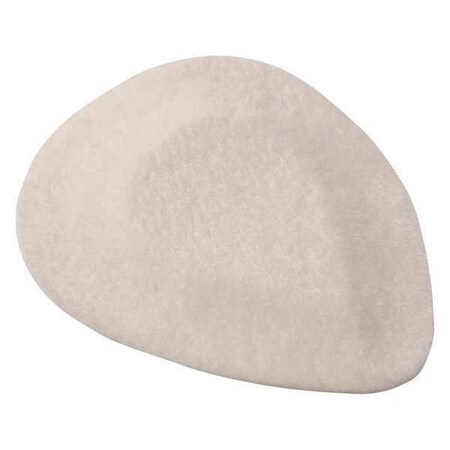 Steins Adhesive Felt Pad, White, 2 1/4"W, PK100 765-6521-0000
