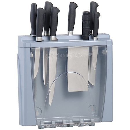 San Jamar Knife Station, Plastic, 15"W STK1008