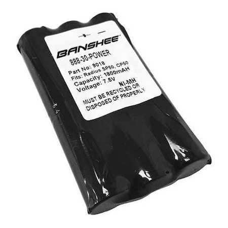 Banshee Battery Pack, Fits Model HT750/HT1250 QMB9008-1800
