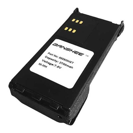 Banshee Battery Pack, Fits Motorola Brand, 2000mAh QMB9858-2700