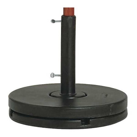 GROSFILLEX Umbrella Base, 70 lb., Black US607017