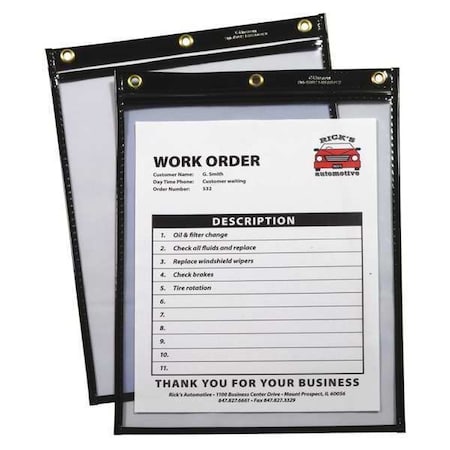 C-Line Products Heavy Duty Shop Ticket Holder, 12"H, PK15 50912