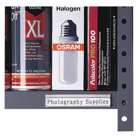 C-Line Products Shelf Label, Plastic, 4"L, PK10 87447