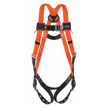 HONEYWELL MILLER Full Body Harness, 2XL, Polyester T4500/XXLAK