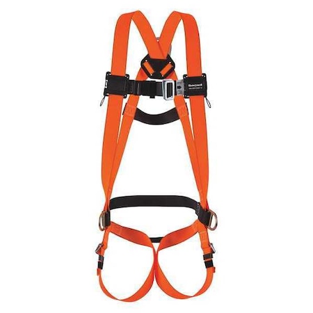 Miller Titan II Full Body Harness, L/XL, 400 lb., Mating Chest/ Mating Leg Straps, Back, Hips D-Ring T2007/UAK