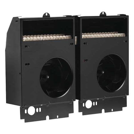 Cadet Recessed Electric Wall-Mount Heater, Recessed or Surface, 4000/3000W W, 240/208V AC, Black CST402