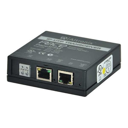 Altronix PoE Transceiver, 3-1/2" W, 1 Cam. Input PACE1PTM