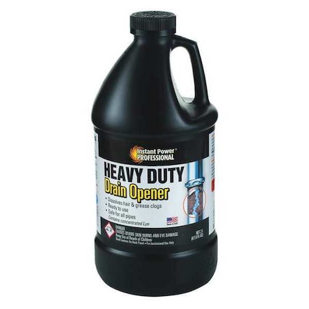 Instant Power Professional Heavy-Duty Drain Opener, 2L, Odorless, PK6 8875