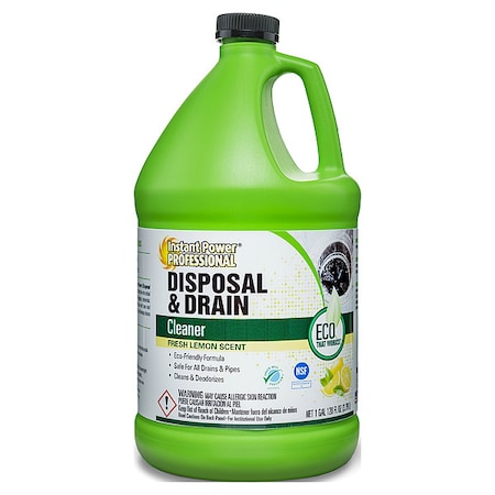 Instant Power Professional Disposal and Drain Cleaner, 1 gal., Lemon 8816