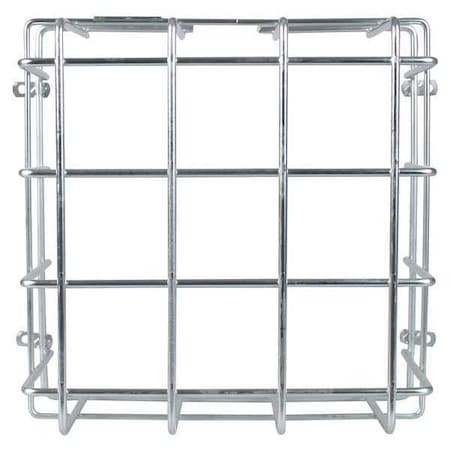 American Time Clock and Bell Guard, Steel, Surface Mount, 11 in W x 11 in H x 6 in D, Silver G2002