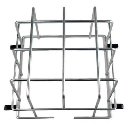 American Time Clock and Bell Guard, Steel, Surface Mount, 9 in W x 9 in H x 6 in D, Silver G2009