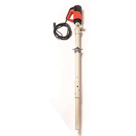 Zoro Select Electric Operated Drum Pump, 60 Hz, 43 gpm ACT-ELEMXRPP