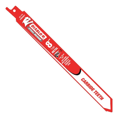 Diablo Reciprocating Saw Blade, 8 in x 20 TPI DS0820CF