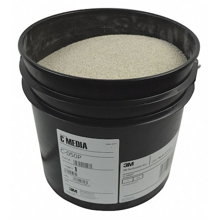3M AQUA-PURE Filter Media, Reduces Acid Neutralization/pH Correction, 0.5 cu ft, 45 lb, WTS Series C-050P