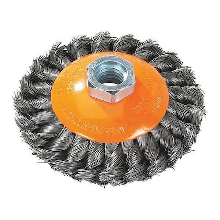 Walter Surface Technologies Cup Brush, 0.015" Dia., 20,000 RPM 13H404