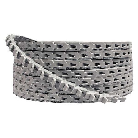 Powertwist Link V-Belt, 25 ft. Outside Length, 1/2 in Top Width, 1/2 in Thickness, 0 Ribs 0450125