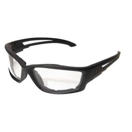 Edge Eyewear Blade Runner Vapor Shield, Safety Glasses, Anti-Scratch, Clear Lens, Black Frame, Full-Frame GSBR611