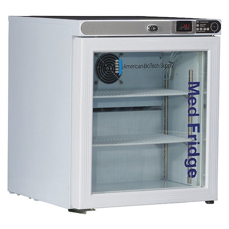 American Biotech Supply Refrigerator, Undercounter, 1 cu. ft., 1.6A PH-ABT-HC-UCFS-0104G-LH