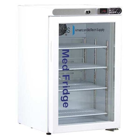 American Biotech Supply Refrigerator, Undercounter, 2.5 cu. ft., 2A PH-ABT-HC-UCFS-0204G