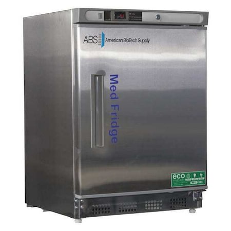 American Biotech Supply Refrigerator, Undercounter, 4.5 cu. ft., 2A PH-ABT-HC-UCBI-0404SS