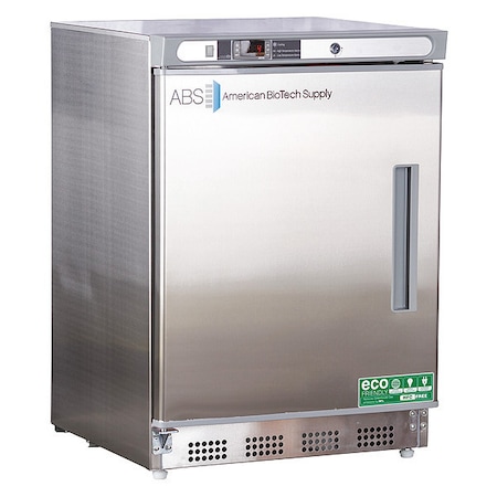 American Biotech Supply Refrigerator, Undercounter, 4.5 cu. ft., 2A ABT-HC-UCBI-0404SS-LH