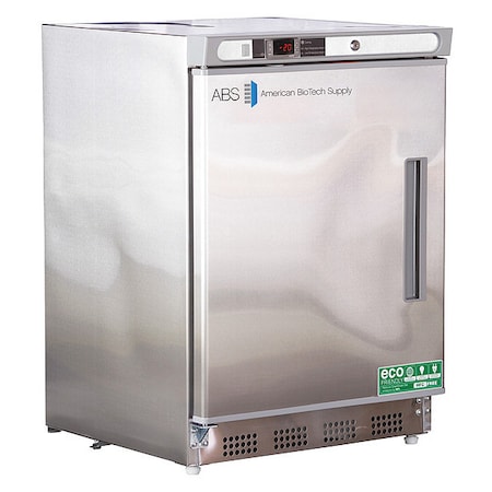 American Biotech Supply Freezer, Undercounter, 4.2 cu. ft., 5A ABT-HC-UCBI-0420SS-LH