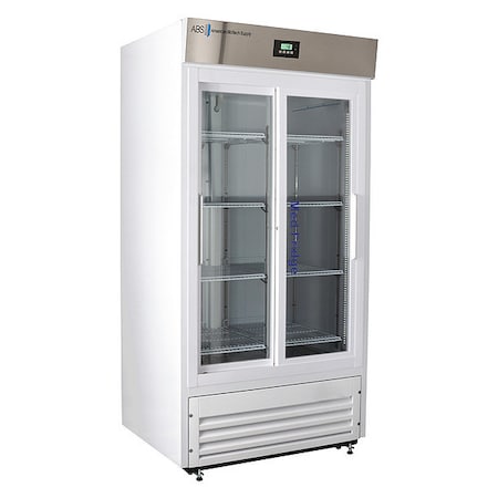 American Biotech Supply Refrigerator, Two Glass Door, 33 cu.ft., 6A PH-ABT-HC-33G
